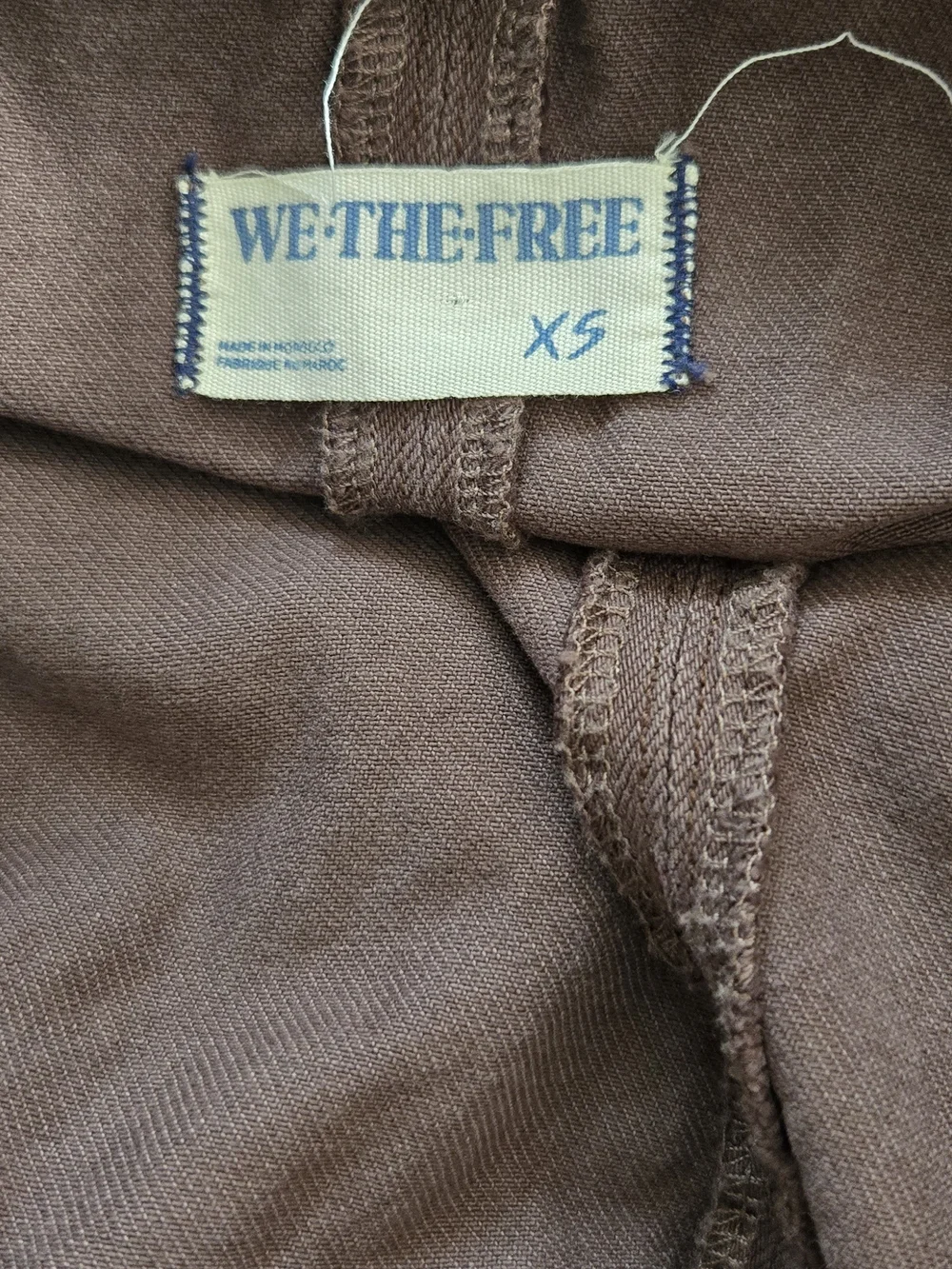 We The Free Chocolate Brown Corduroy Overalls - Picture 6 of 9